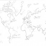 A rough map of the Earth at the end of redevelopment.