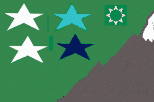 The flag of the Great Plains Nations as of the Peace of Houston