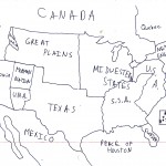 A map of the nations of North America at the time of the Peace of Houston